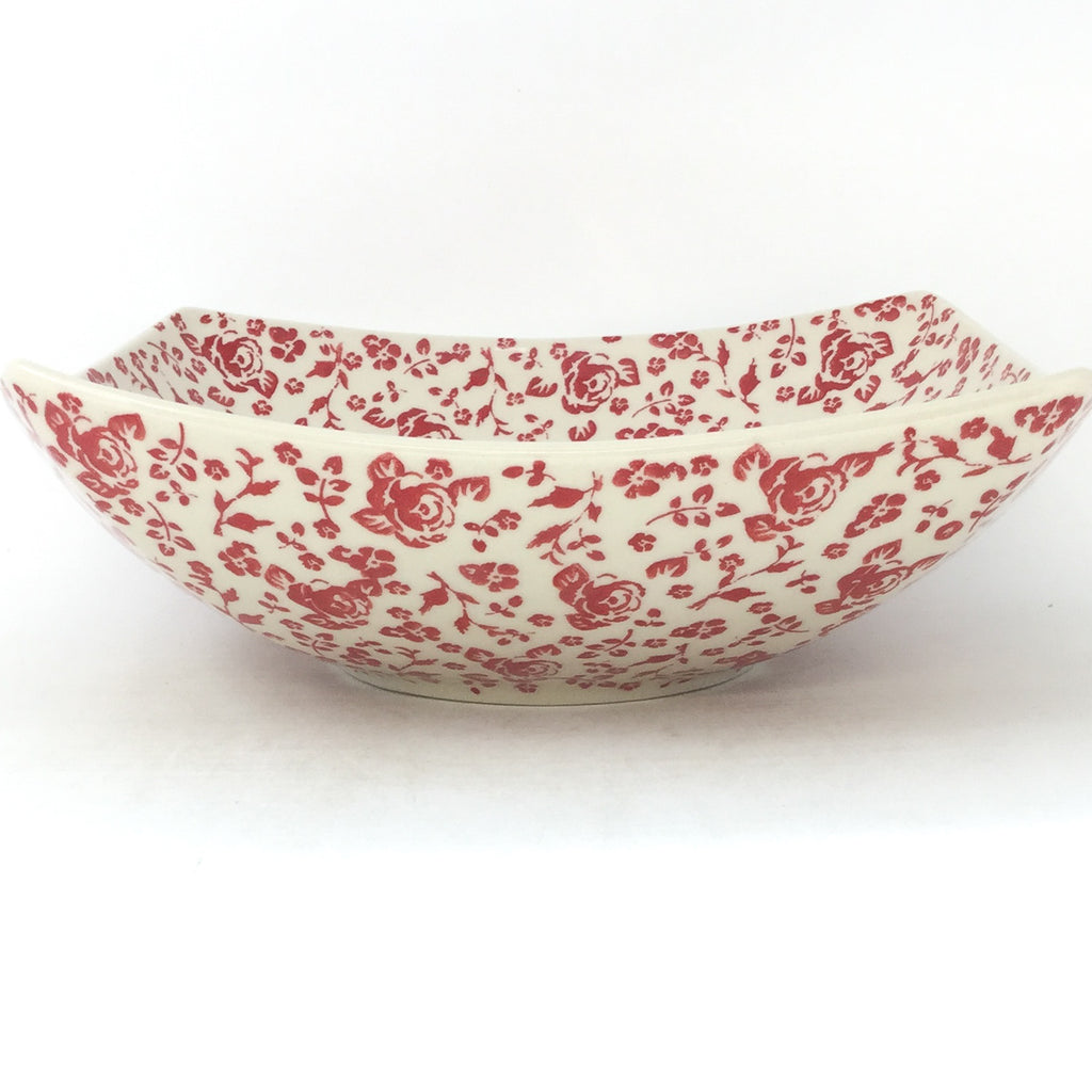 Lg Nut Bowl in Antique Red