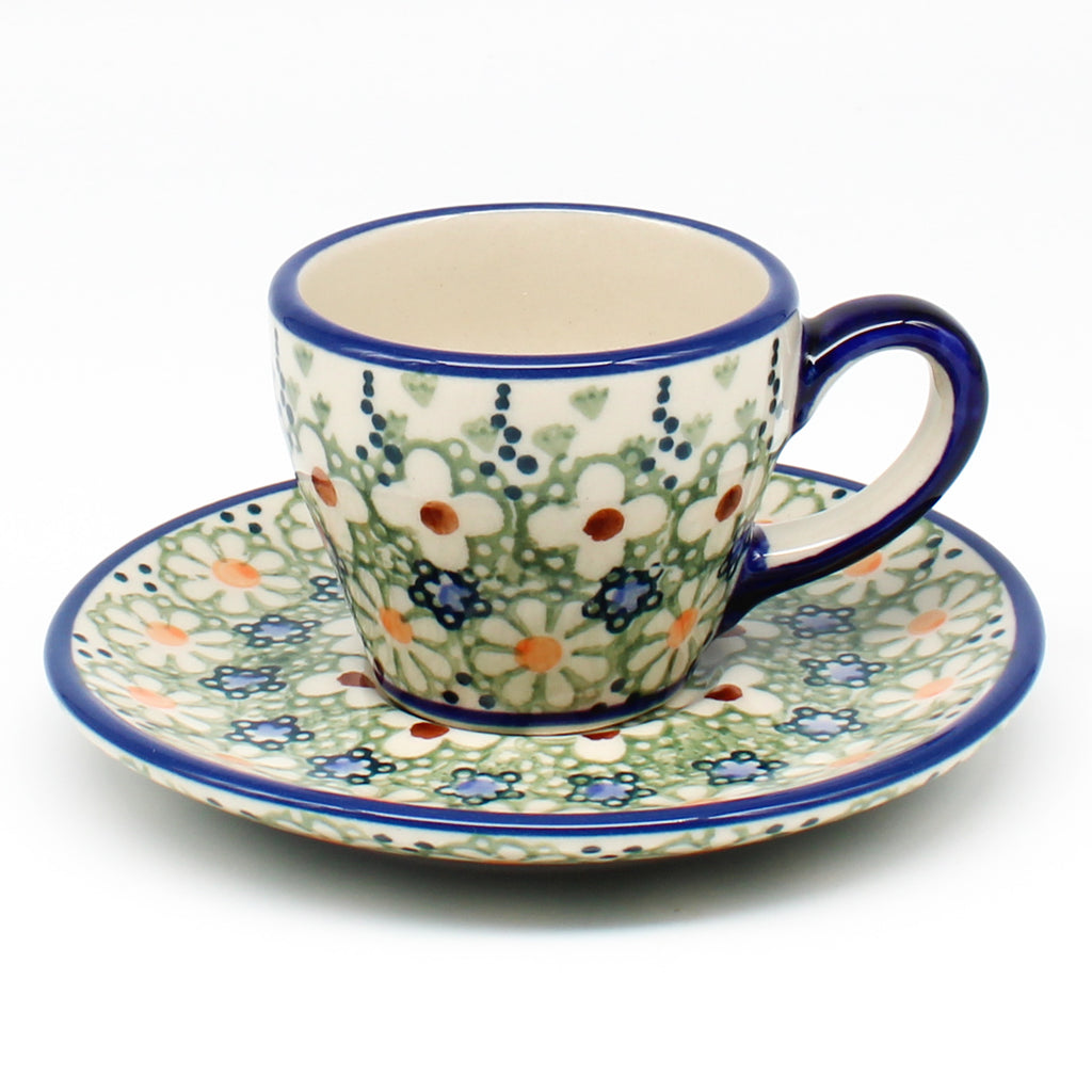 Espresso Cup w/Saucer 2 oz in Spring