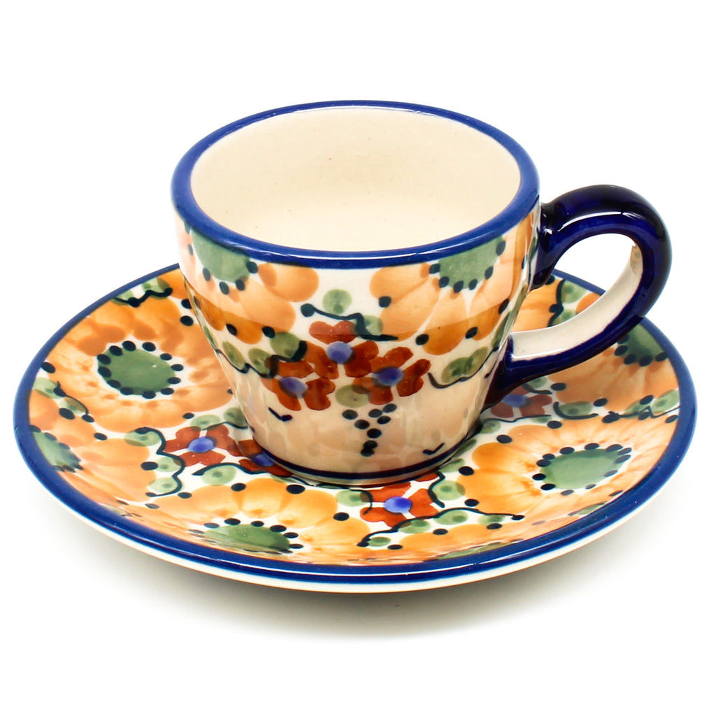 Espresso Cup w/Saucer 2 oz in Fall