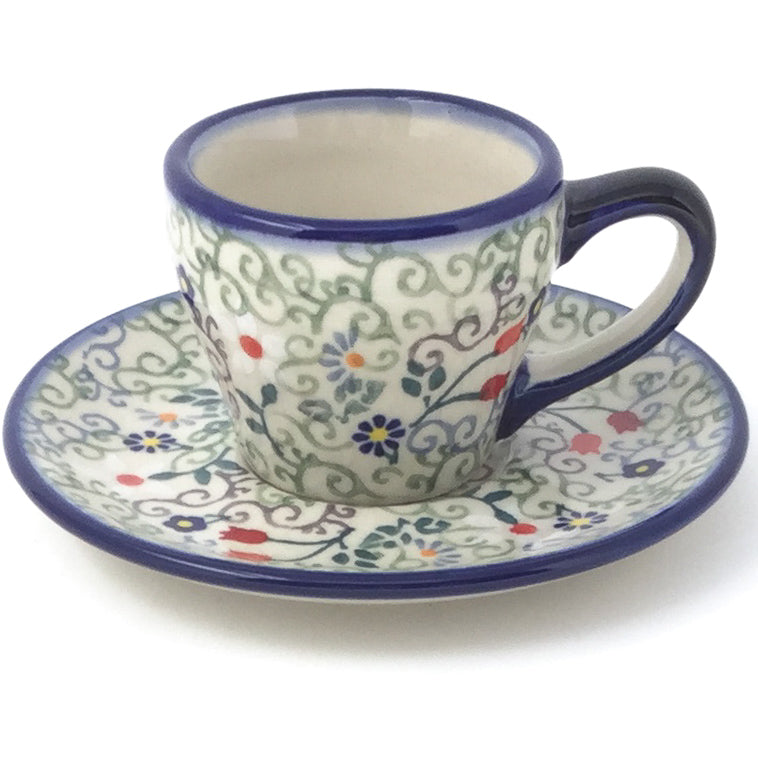 Espresso Cup w/Saucer 2 oz in Early Spring