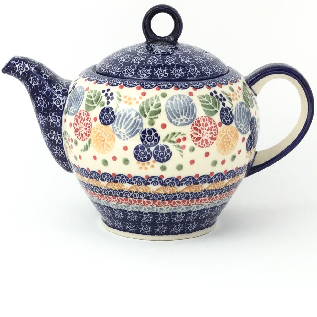 Victorian Teapot 1.75 qt in Modern Berries