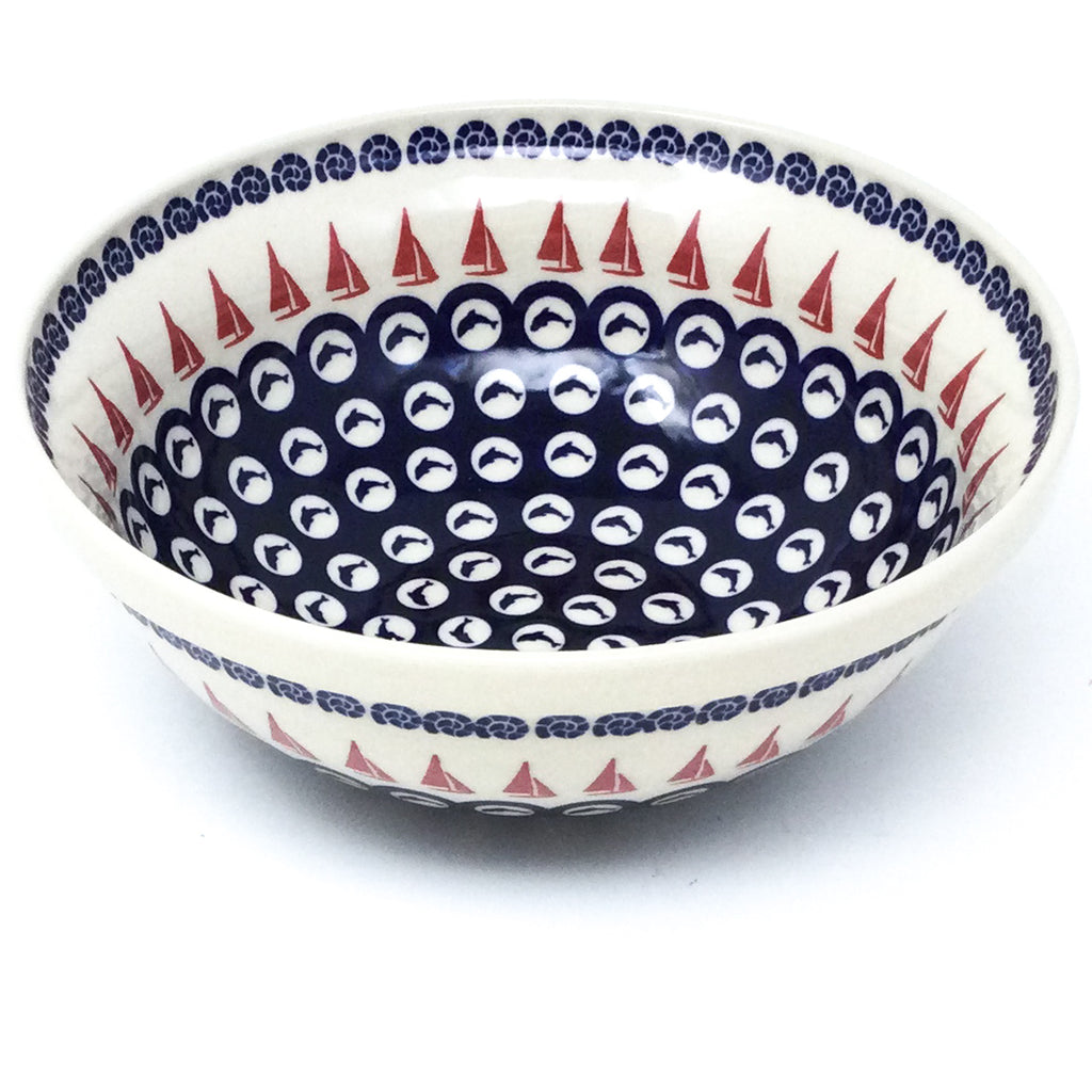 Round Bowl 64 oz in Red Sail