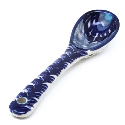 Sugar Spoon in Peacock Glory