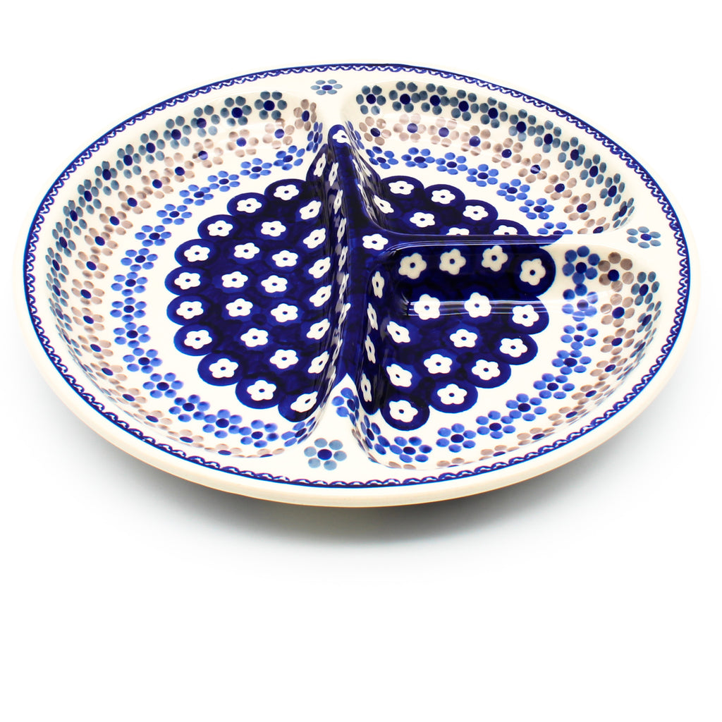 Divided Plate in Simple Daisy