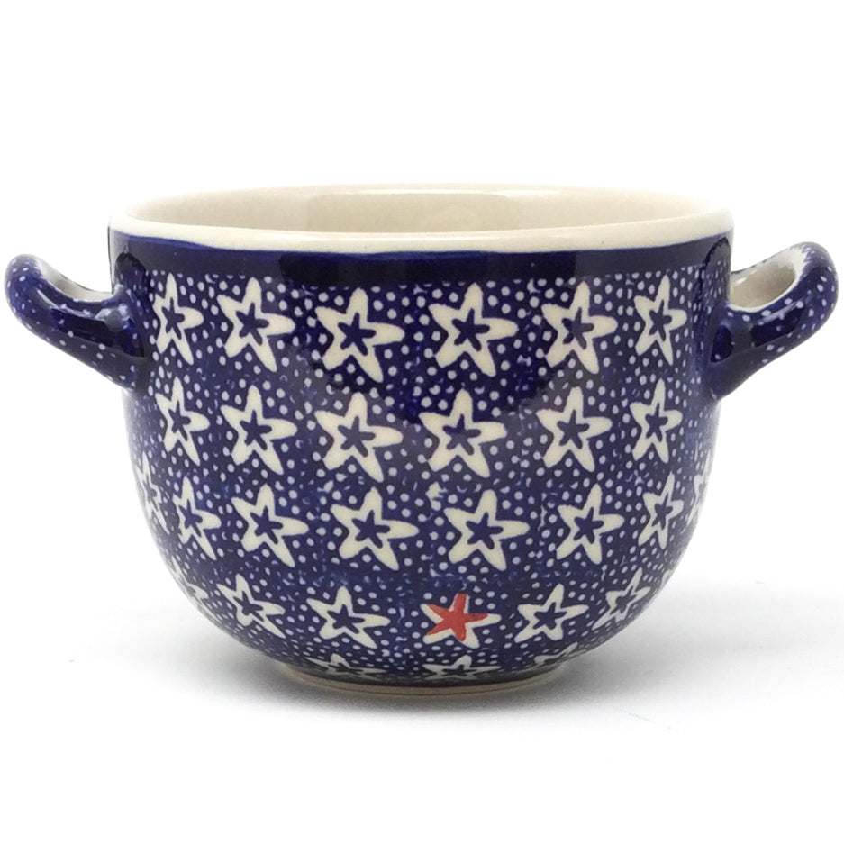 Bouillon Cup 16 oz in Red Starfish