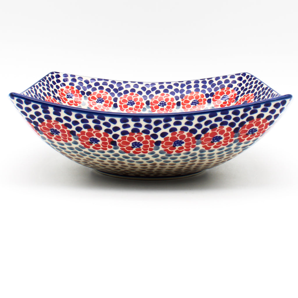 Lg Nut Bowl in Red Zinnia