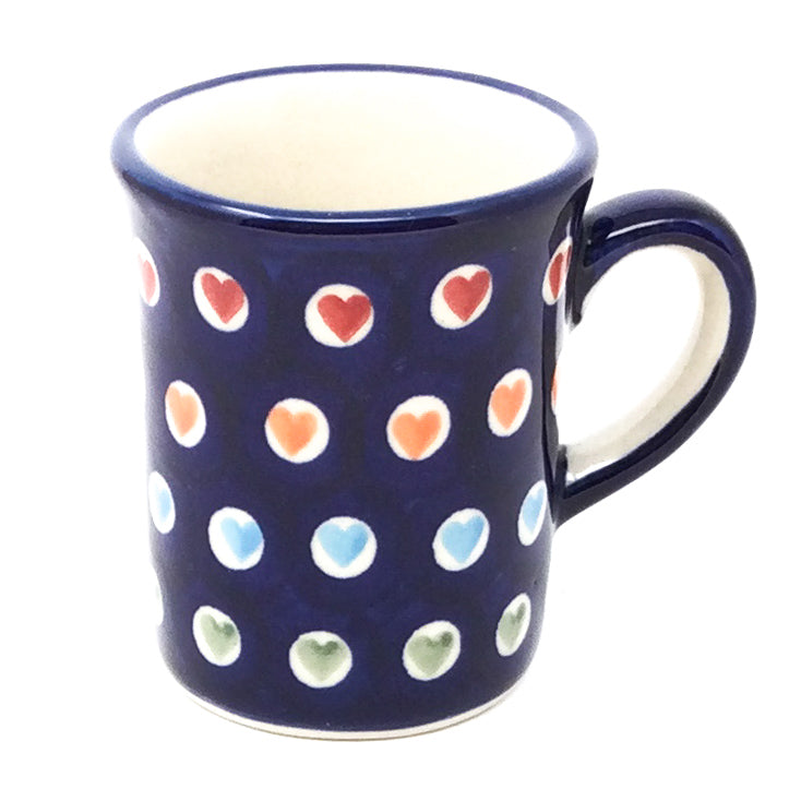 Espresso Cup 4 oz in Multi-Colored Hearts