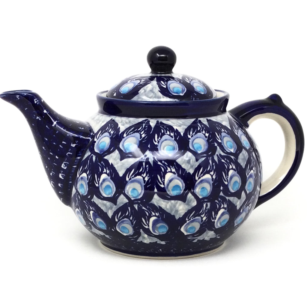 Afternoon Teapot 1.5 qt in Peacock Glory