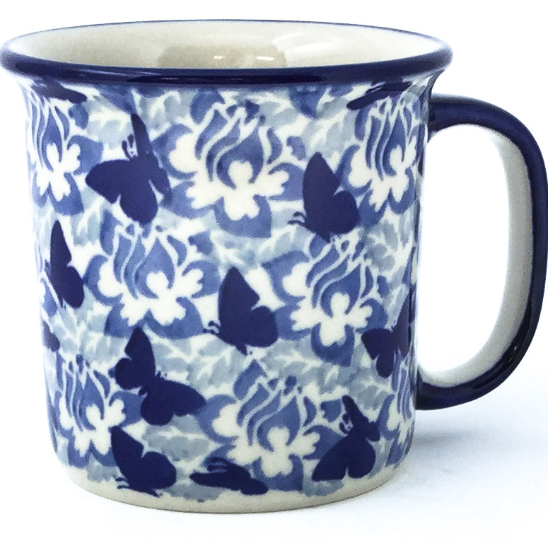 Straight Cup 12 oz in Blue Butterfly