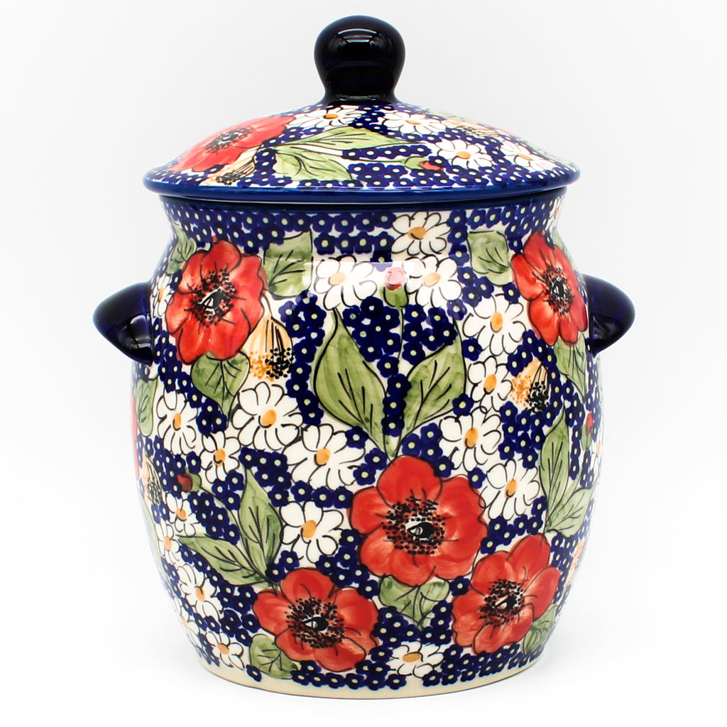 Md Canister w/Handles in Endless Garden