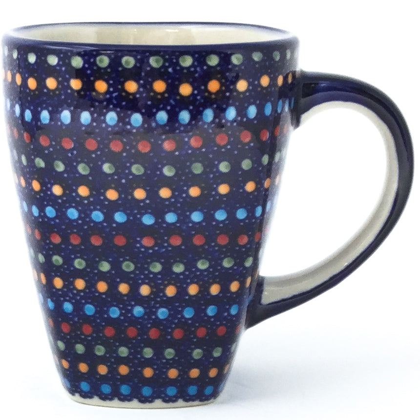 Square Cup 12 oz in Multi-Colored Dots