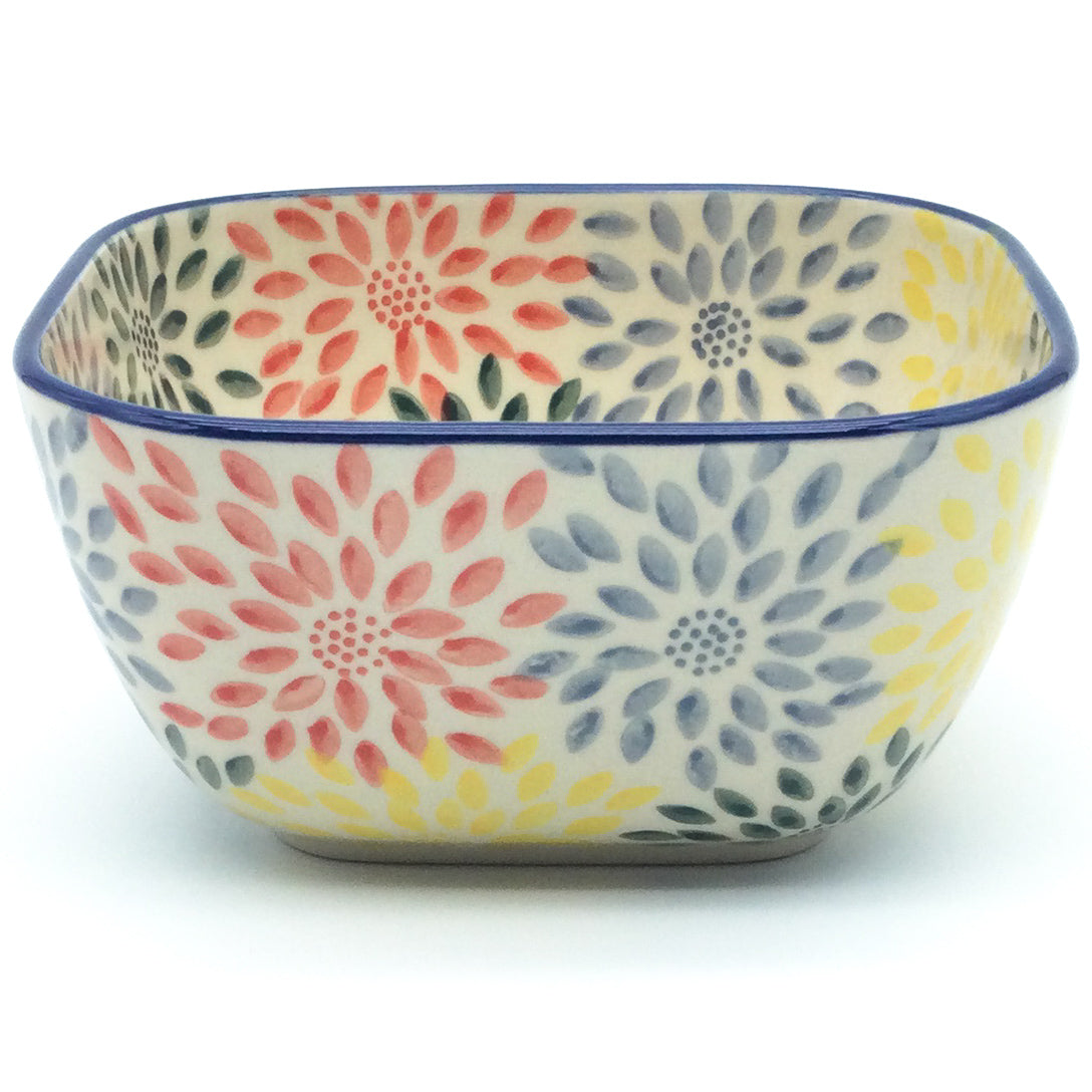 Deep Square Bowl 32 oz in Pastel Burst