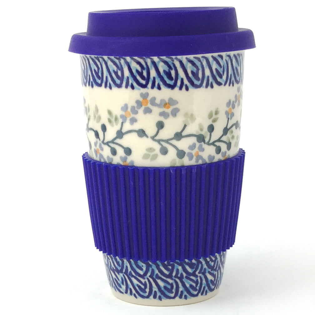 Travel Cup 14 oz in Blue Meadow