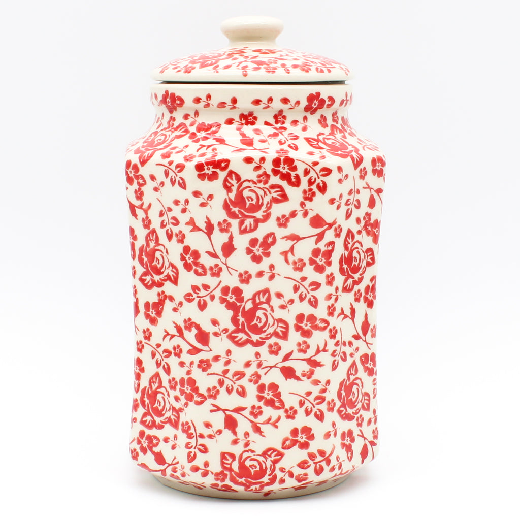 Md Airtight Canister in Antique Red