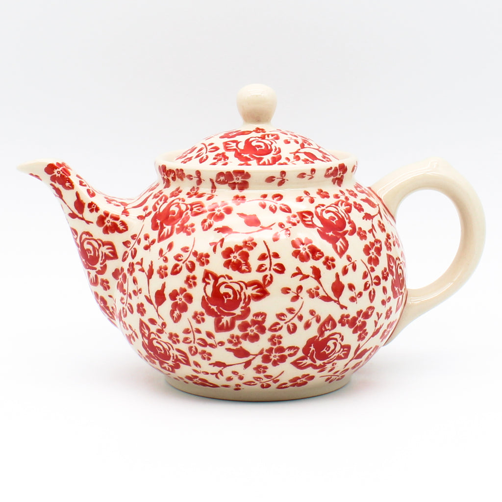 Morning Teapot 1 qt in Antique Red