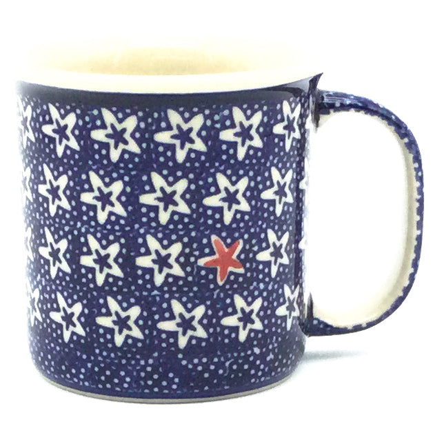 Straight Cup 12 oz in Red Starfish