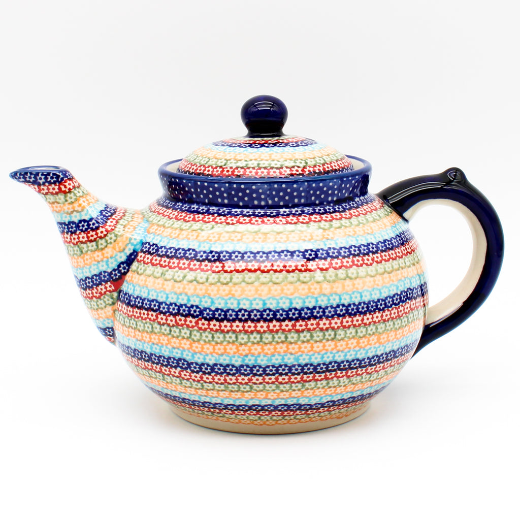 Afternoon Teapot 1.5 qt in Multi-Colored Flowers