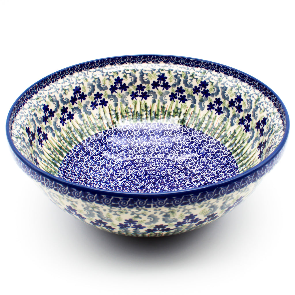 Round Bowl 64 oz in Alpine Blue