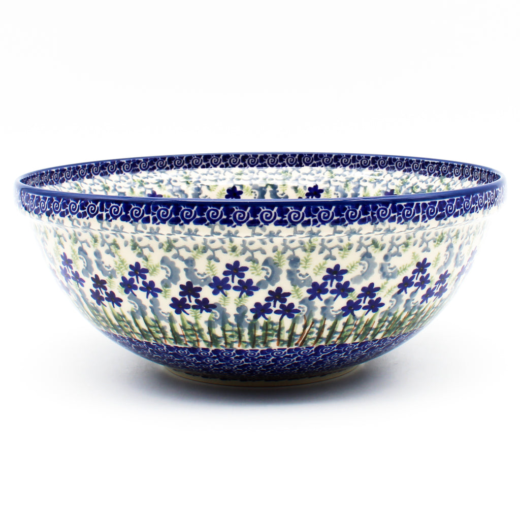 Round Bowl 64 oz in Alpine Blue