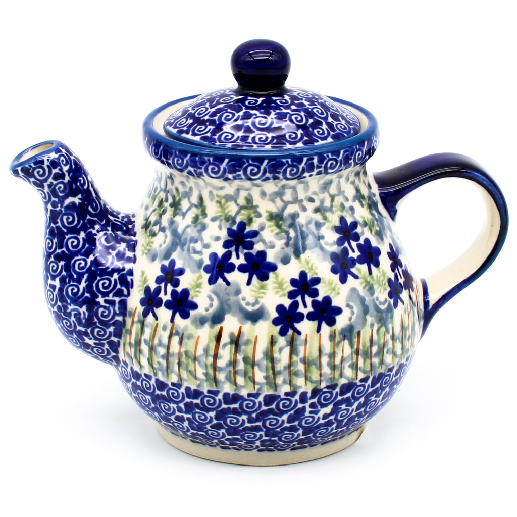 Night Time Teapot 12 oz in Alpine Blue