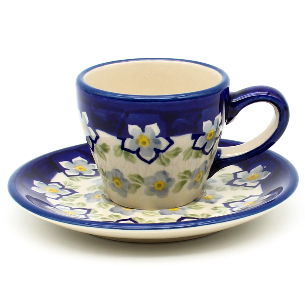 Espresso Cup w/Saucer 2 oz in Periwinkle