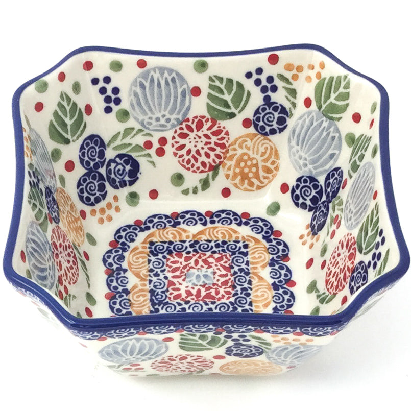 Square Soup Bowl 16 oz in Modern Berries