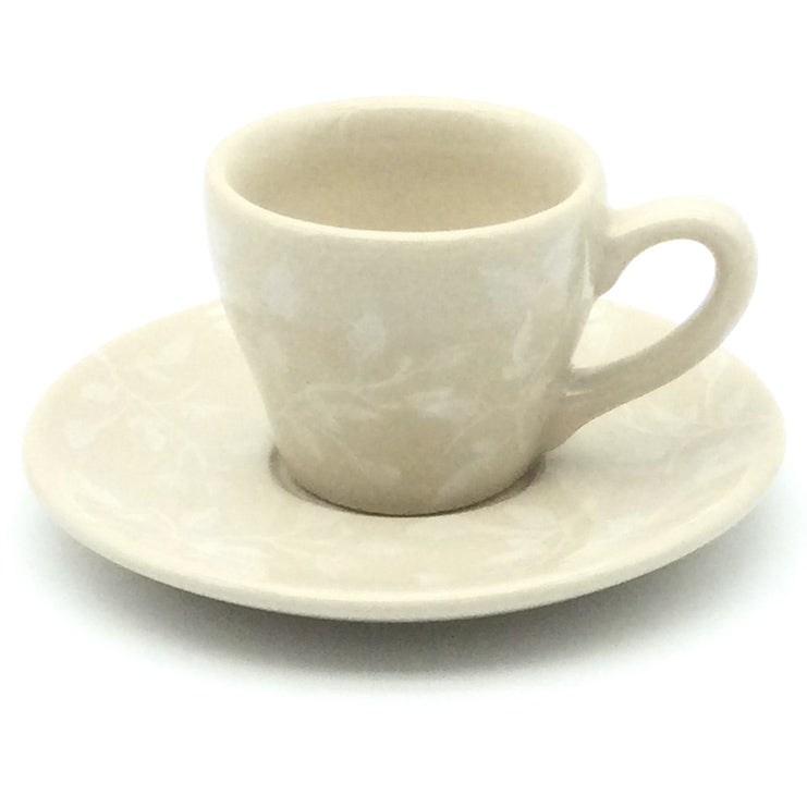 Espresso Cup w/Saucer 2 oz in Simply White