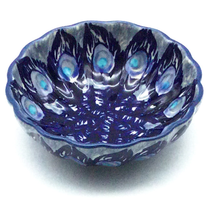 Sm Shell Bowl 4.5" in Peacock Glory