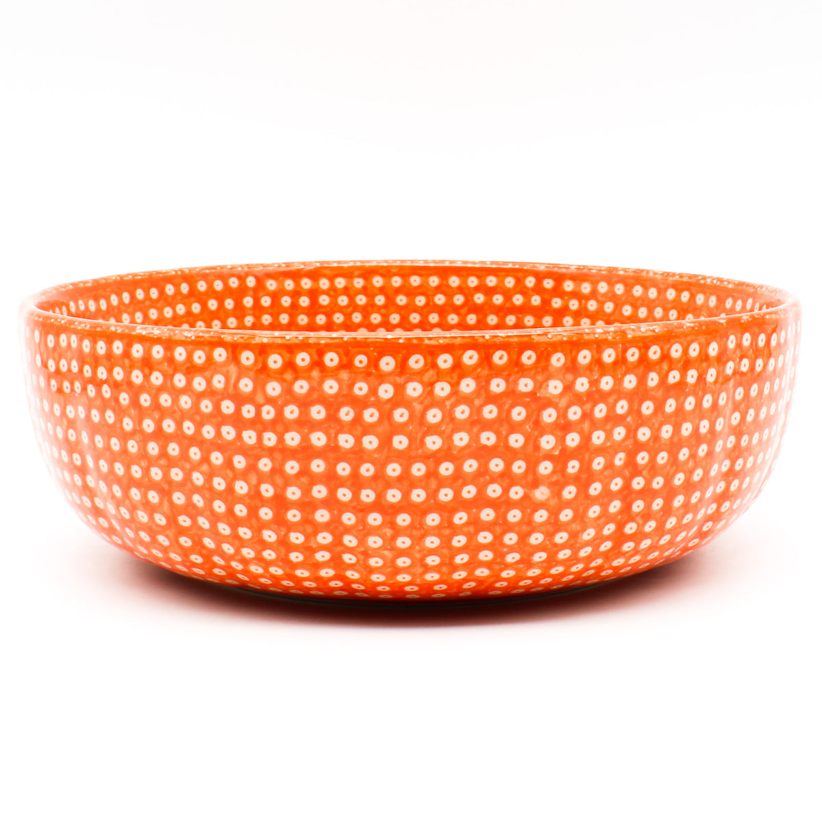 Family Shallow Bowl in Orange Elegance
