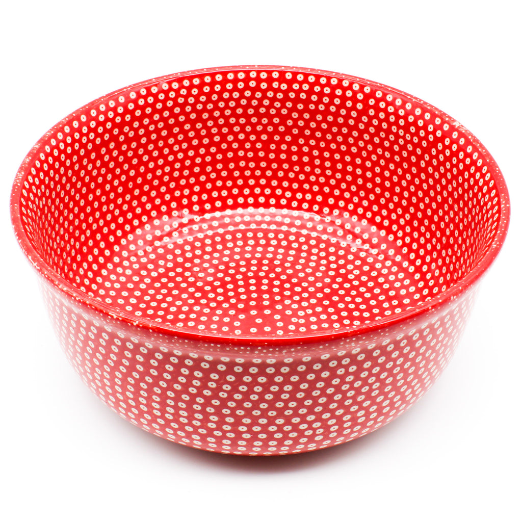 Family Deep Bowl in Red Elegance