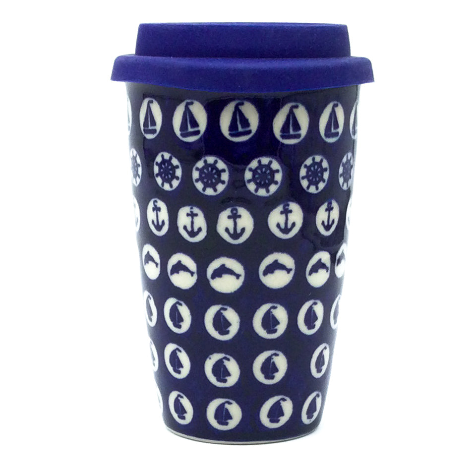 Travel Cup 14 oz in Nautical Blue