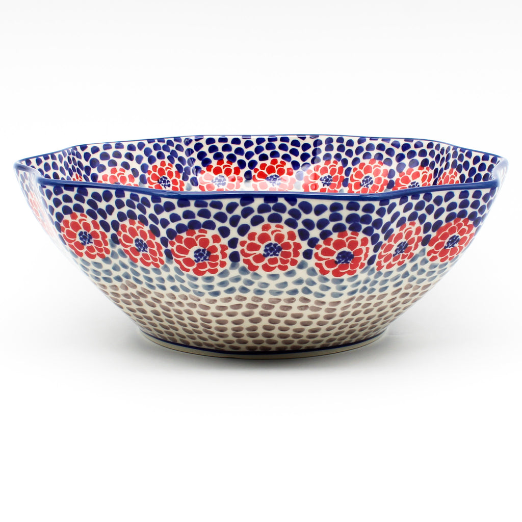 Md New Kitchen Bowl in Red Zinnia