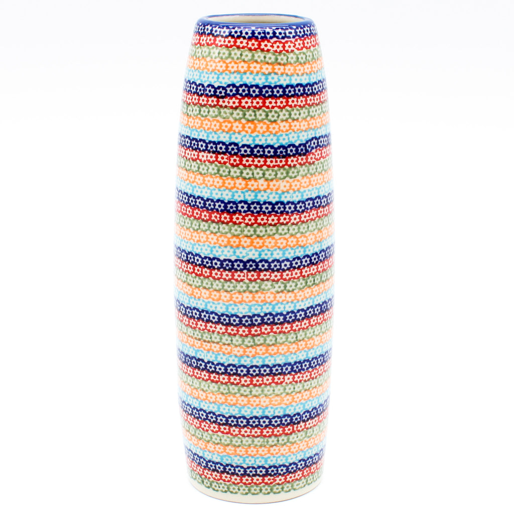 Simple Vase in Multi-Colored Flowers