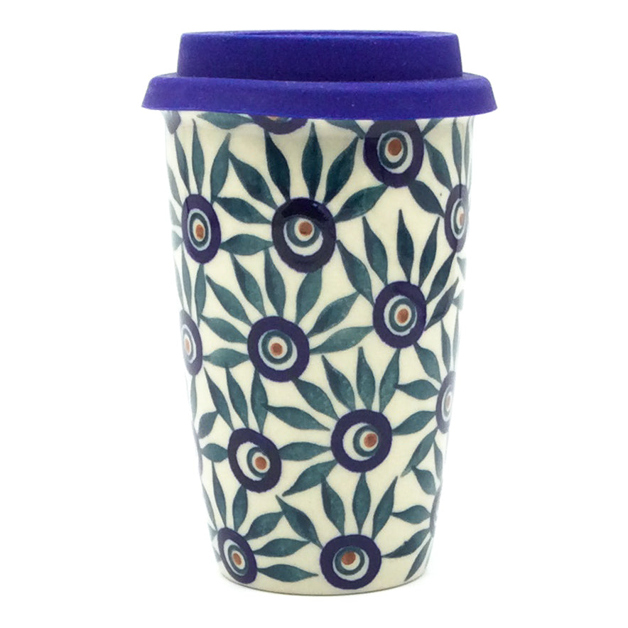Travel Cup 14 oz in Peacock Eye