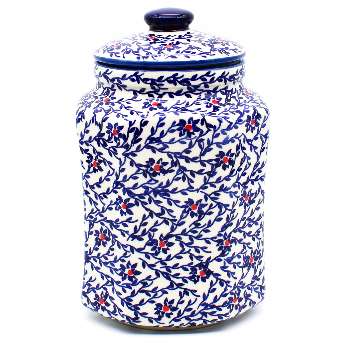Lg Airtight Canister in Touch of Red