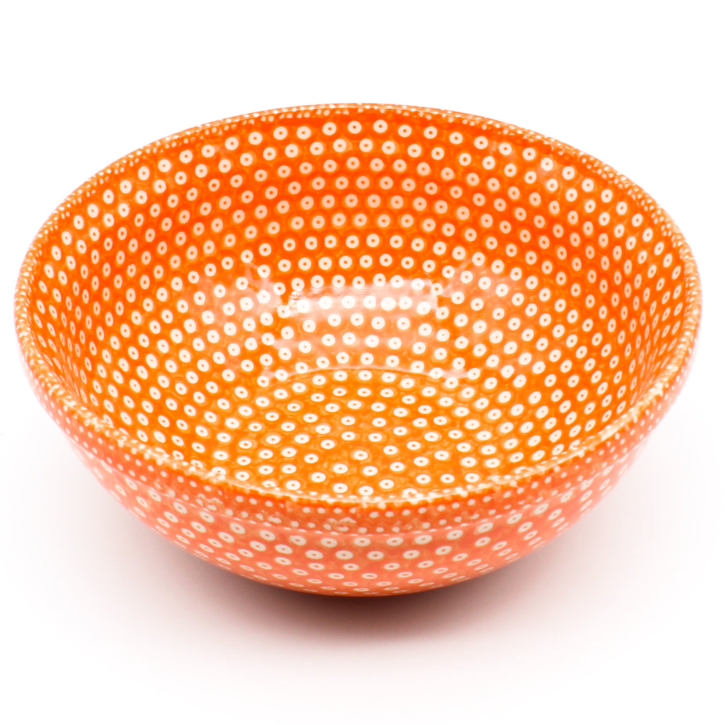 Round Bowl 32 oz in Orange Elegance