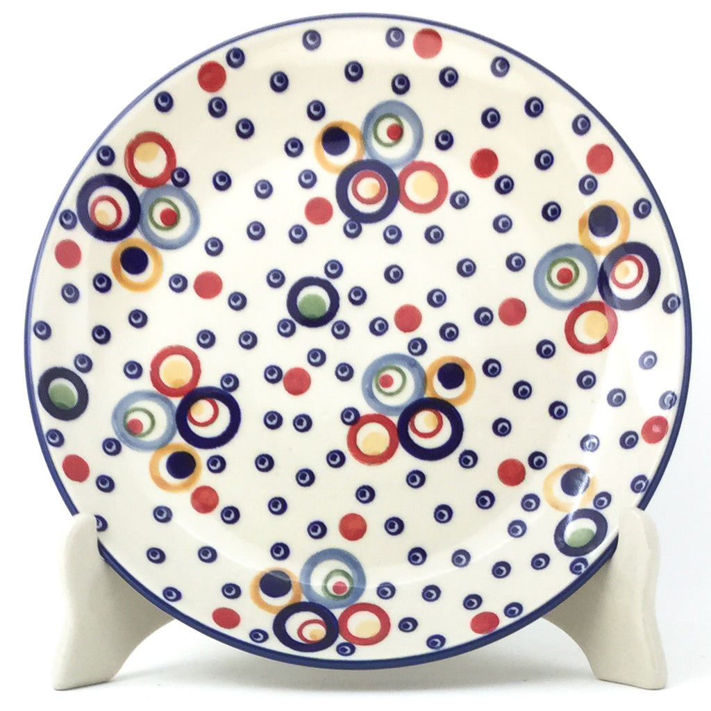 Luncheon Plate in Modern Circles