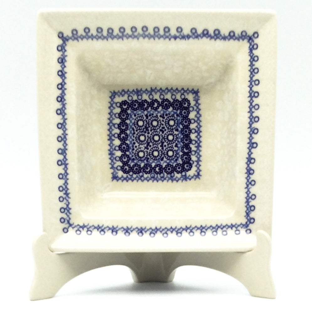 Square Soup Plate in Delicate Blue