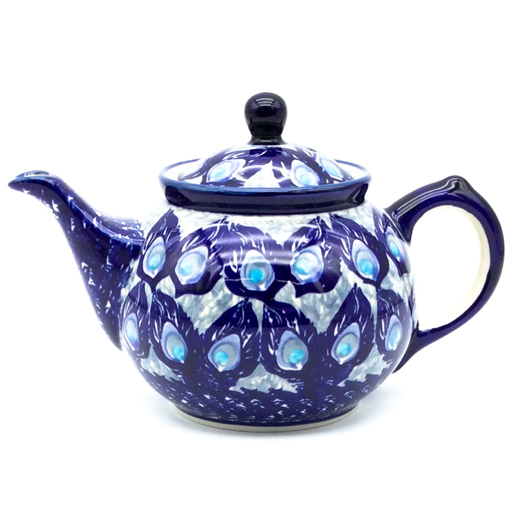 Morning Teapot 1 qt in Peacock Glory