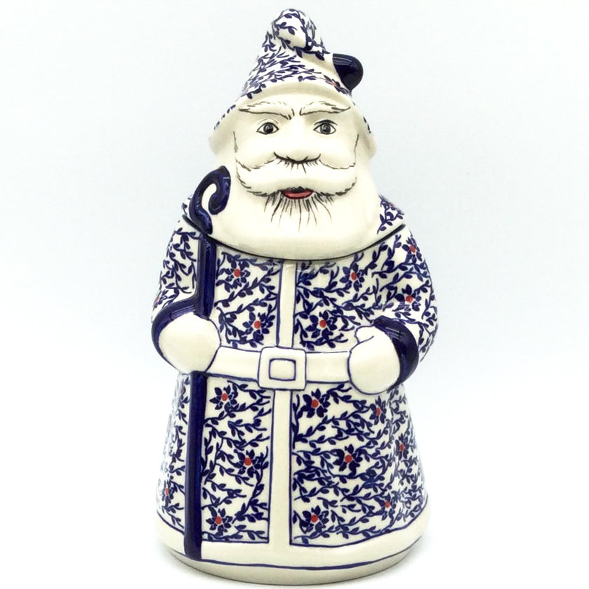 Santa Cookie Jar in Touch of Red