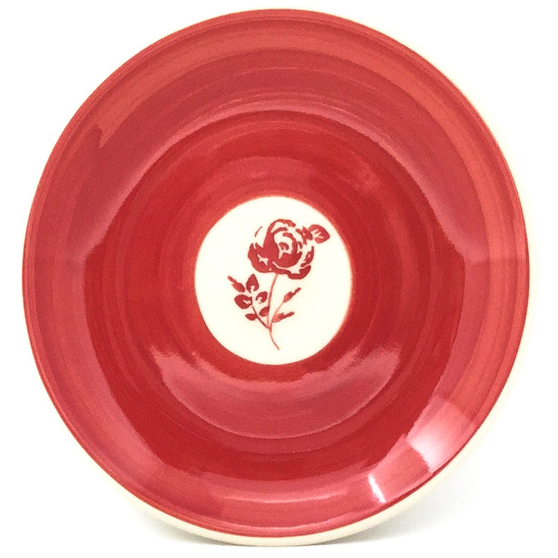 Bread & Butter Plate in Red Rose