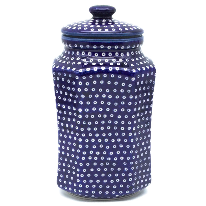 Md Airtight Canister in Blue Elegance