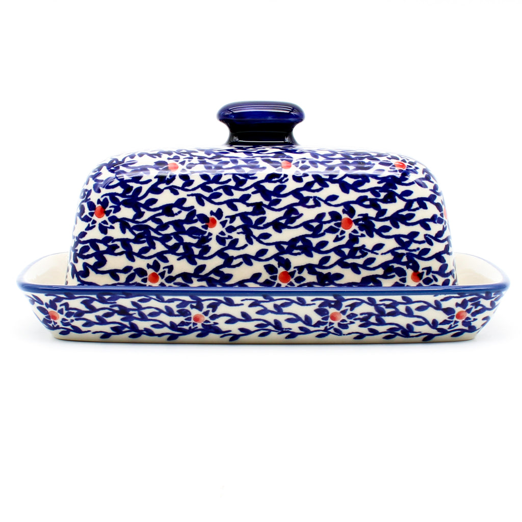 Butter Dish in Touch of Red