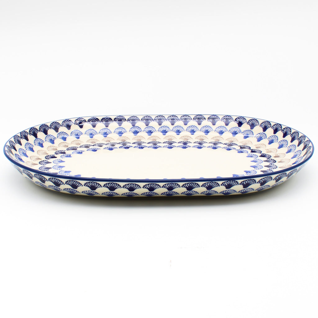 Lg Oval Platter in Seashells
