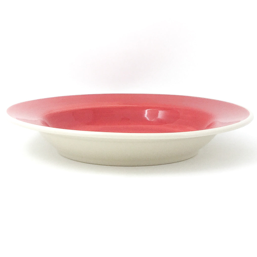 Soup Plate in Red Rose