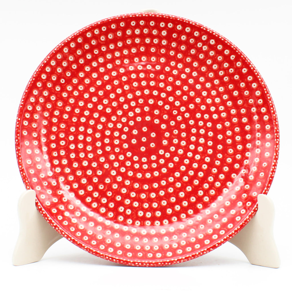 Luncheon Plate in Red Elegance