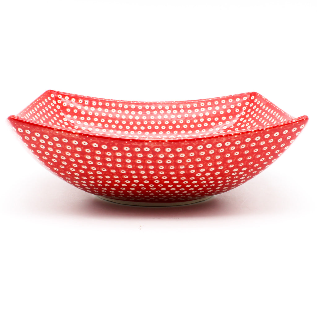 Lg Nut Bowl in Red Elegance