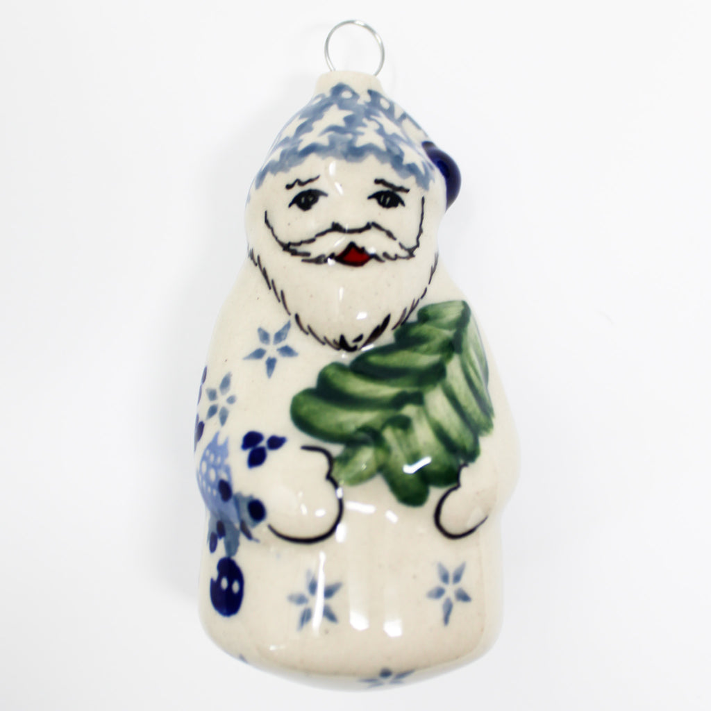 Old Santa-Ornament in Holiday Bells