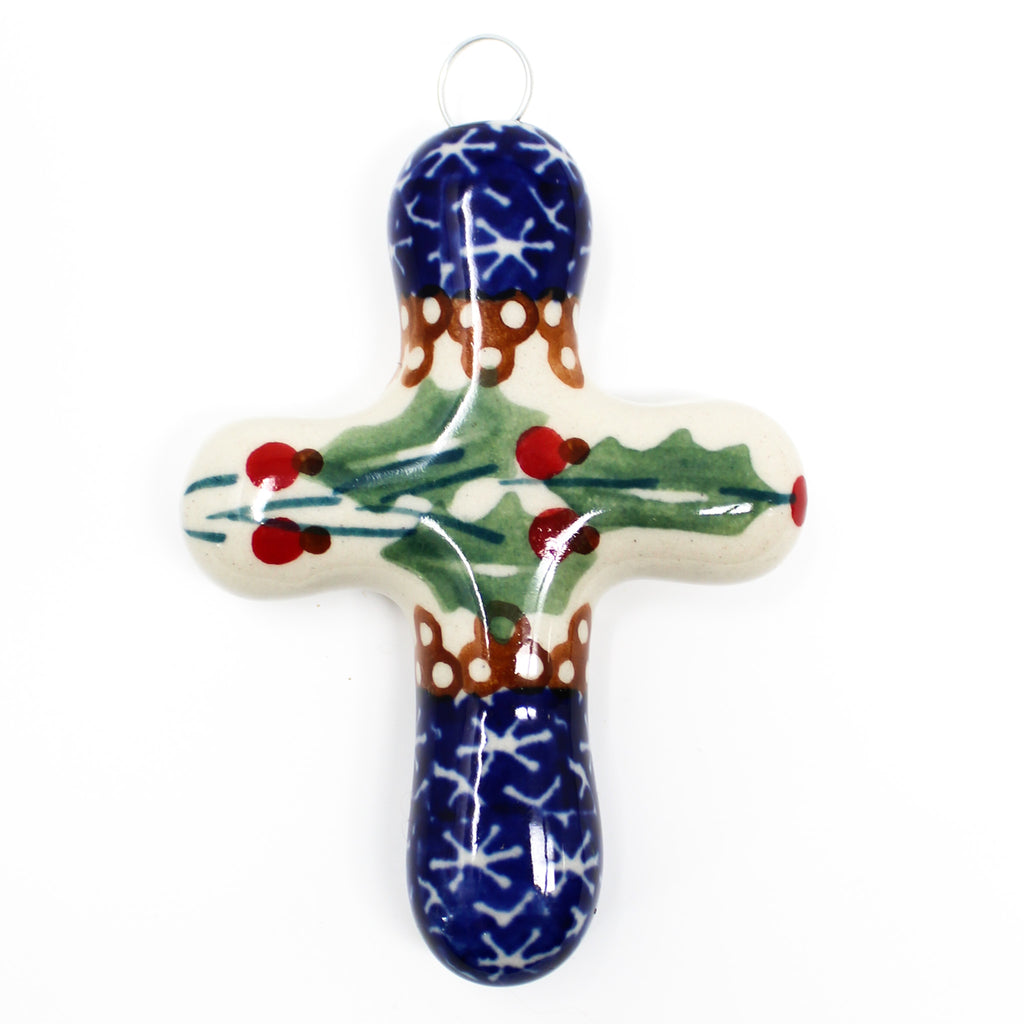 Cross-Ornament in Holly