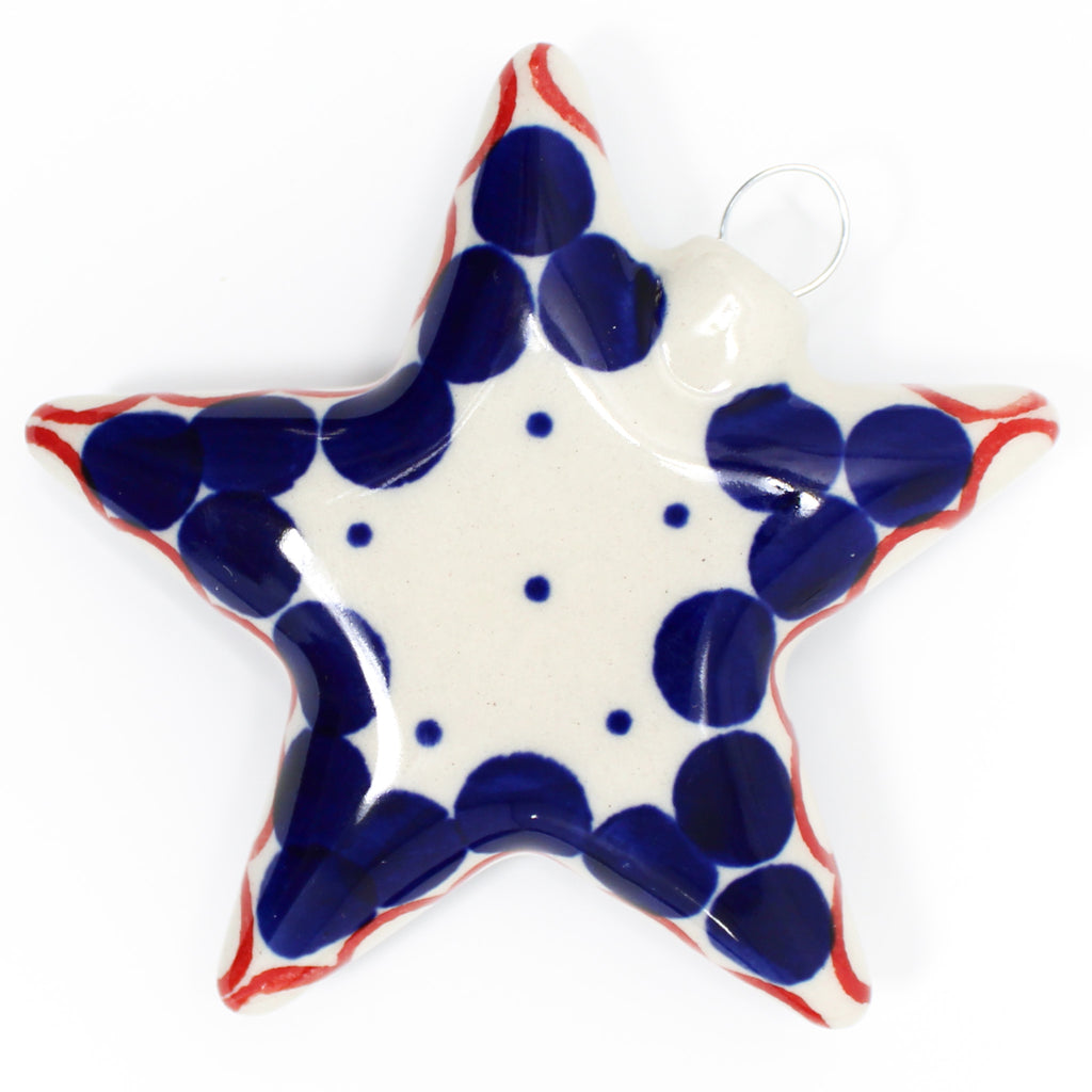 Round Star-Ornament in December Fun